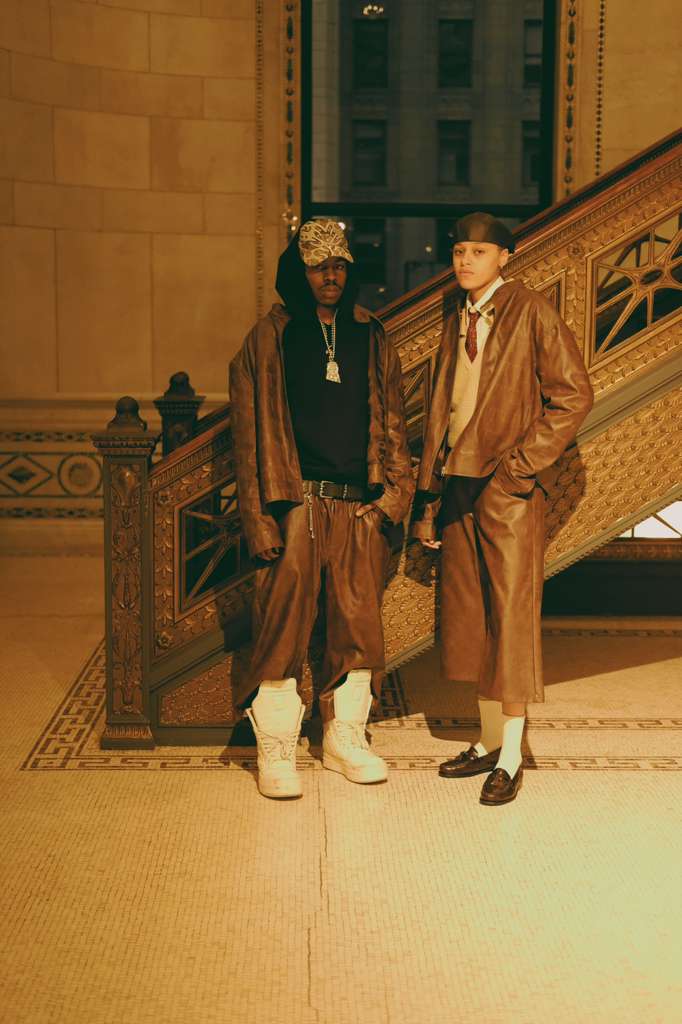 KVTTI brown jacket & jorts