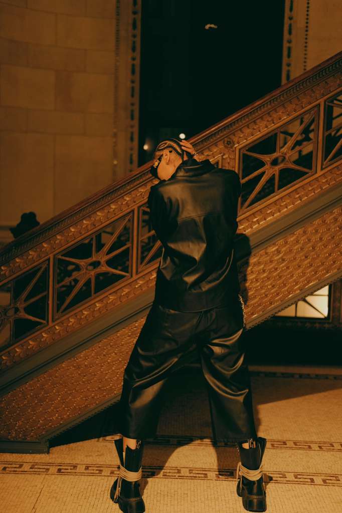 KVTTI black jacket &amp; jorts