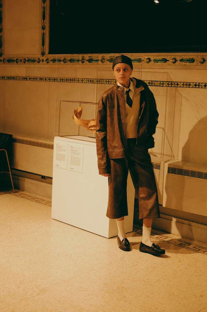 KVTTI brown jacket &amp; jorts  5