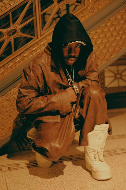 KVTTI brown jacket &amp;jorts 2