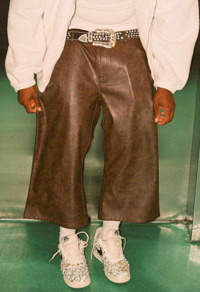 KVTTI brown jacket &amp; jorts