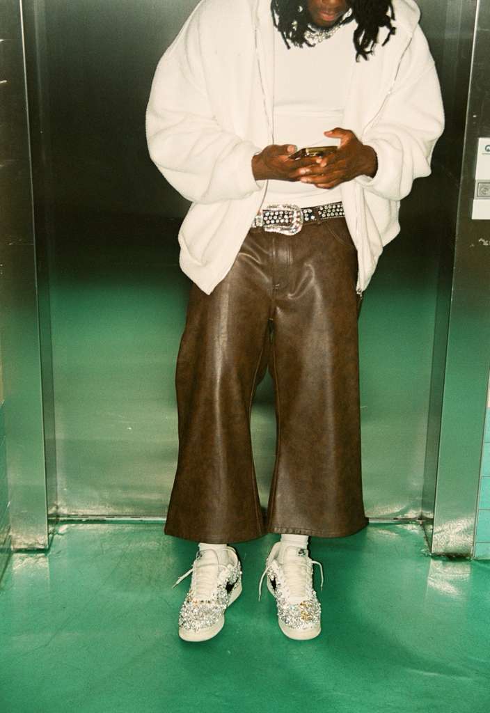 KVTTI brown jacket &amp;jorts 1